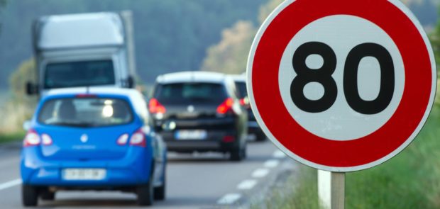 80 km/h, limitation vitesse, abaissement limitation vitesse, securite routiere, mobilisation