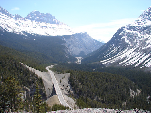 Icefields Parkway, plus belles routes du monde, plus beaux cols du monde, col de montagne, canada