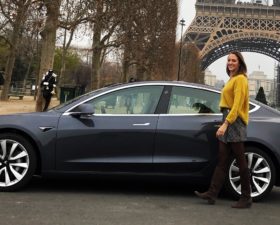 tesla, model 3, tesla model 3, berline, essai, testdrive, voiture electrique, clemence de bernis