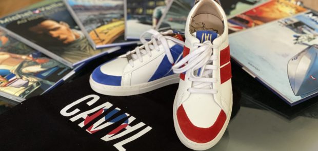 caval, michel vaillant, vaillant, basket, sneakers, BD, collaboration, mode, mode et voiture