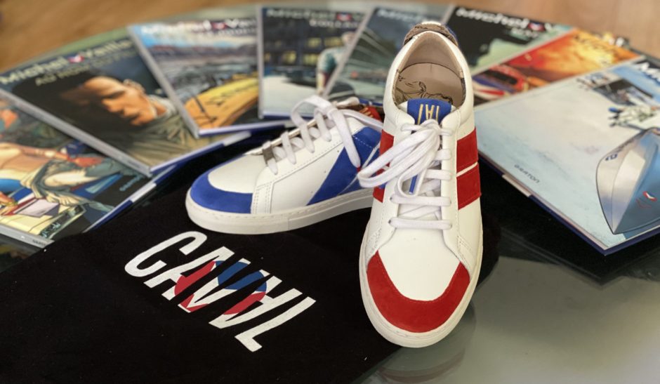 caval, michel vaillant, vaillant, basket, sneakers, BD, collaboration, mode, mode et voiture