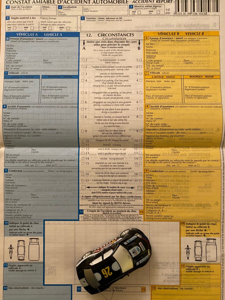 assurance auto, constat, comment remplir un constat, accident, accident auto, pratique auto, assurance auto pas chere