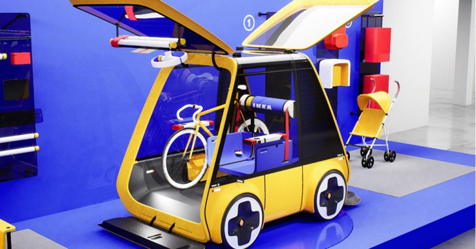 Renault, Hoga, citadine, concept-car, voiture electrique, ikea, voiture en kit