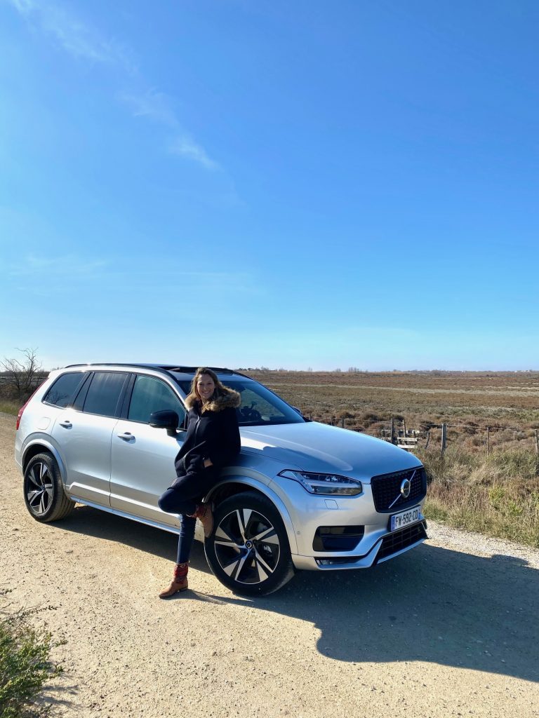 volvo, Volvo XC90, XC90, suv, SUV familial, voiture familial, voiture 7 places, face avant , clemence de bernis