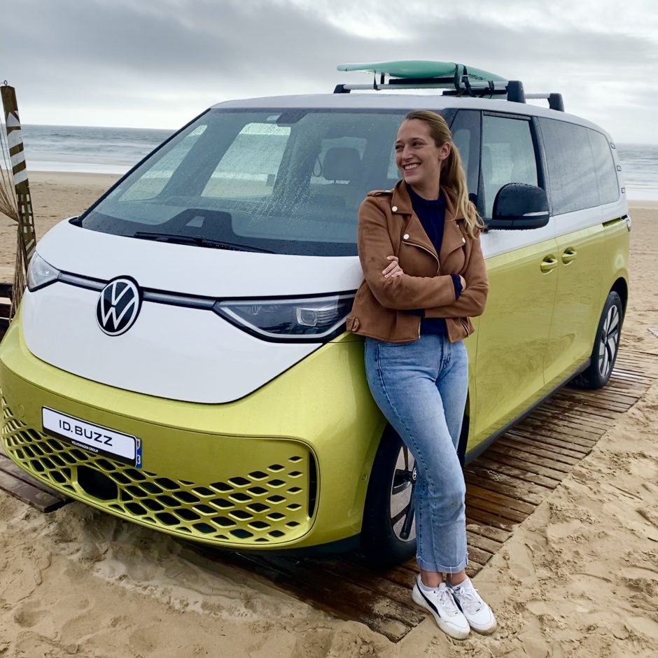 essai, Volkswagen, clemence de bernis, ID.Buzz, combo, van, vanille, vehicule electrique