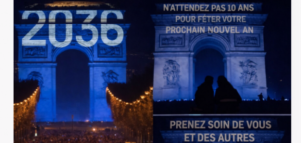 Arc de Triomphe, nouvel an, 2026, 2036, paris