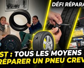 pneu creve, tuto auto, crevaison, reparer pneu, tuto youtube, clemence de bernis
